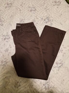 Denver Hayes Brown Straight-Leg Pants